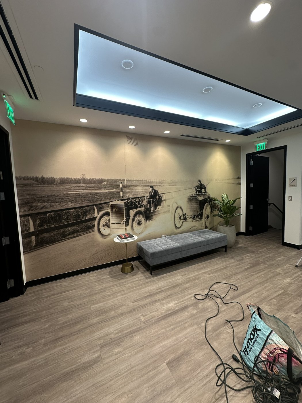 Vintage racing wall mural